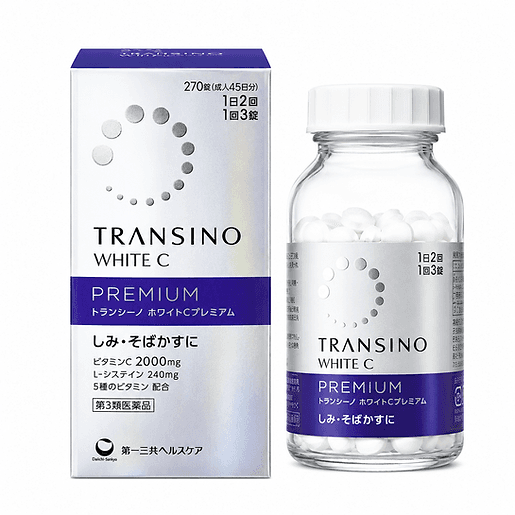 TRANSINO White C Premium японський препарат проти пігментації, 270 шт 45 дн
