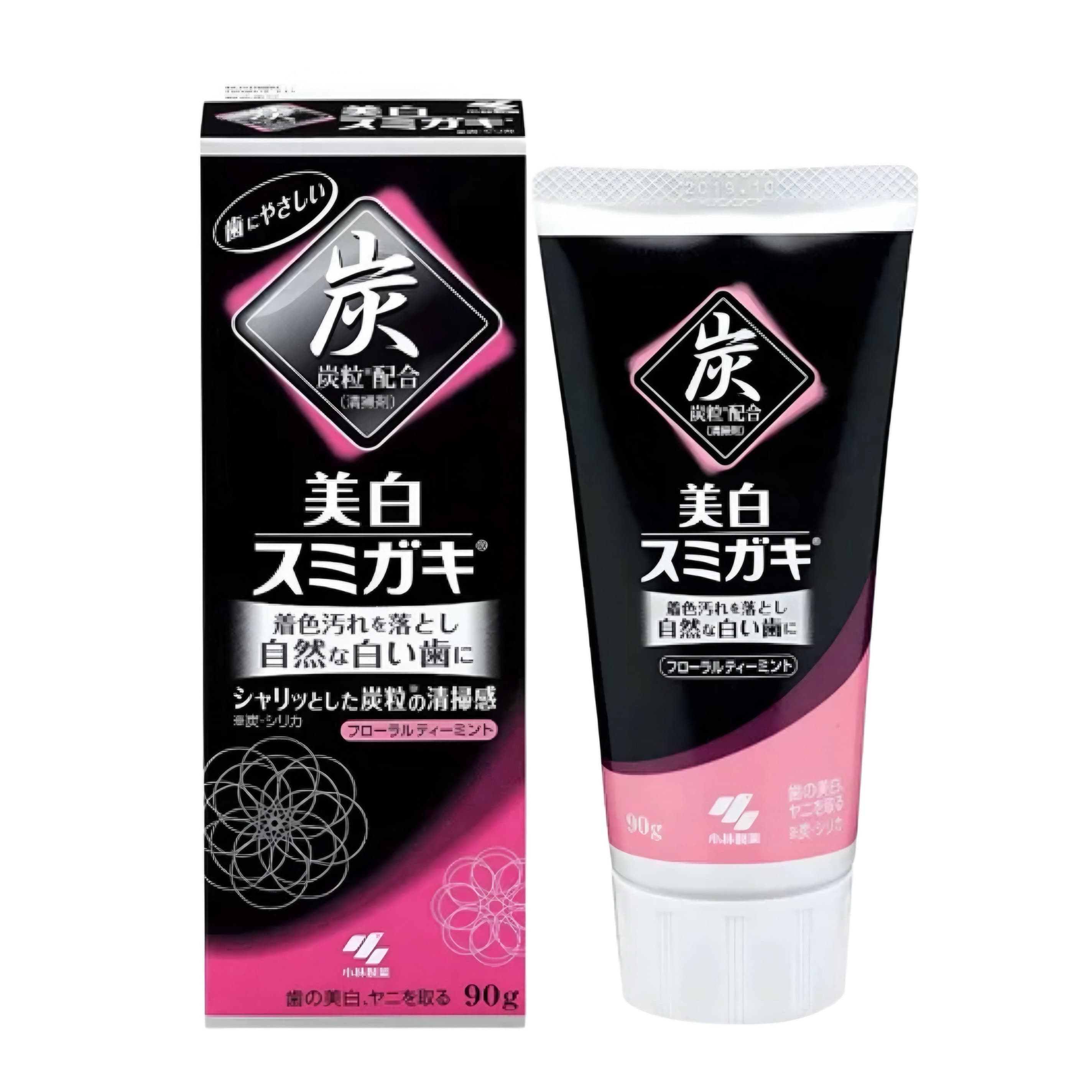 KOBAYASHI Sumigaki Whitening Відбілювальна зубна паста з деревним вугіллям, 90 г
