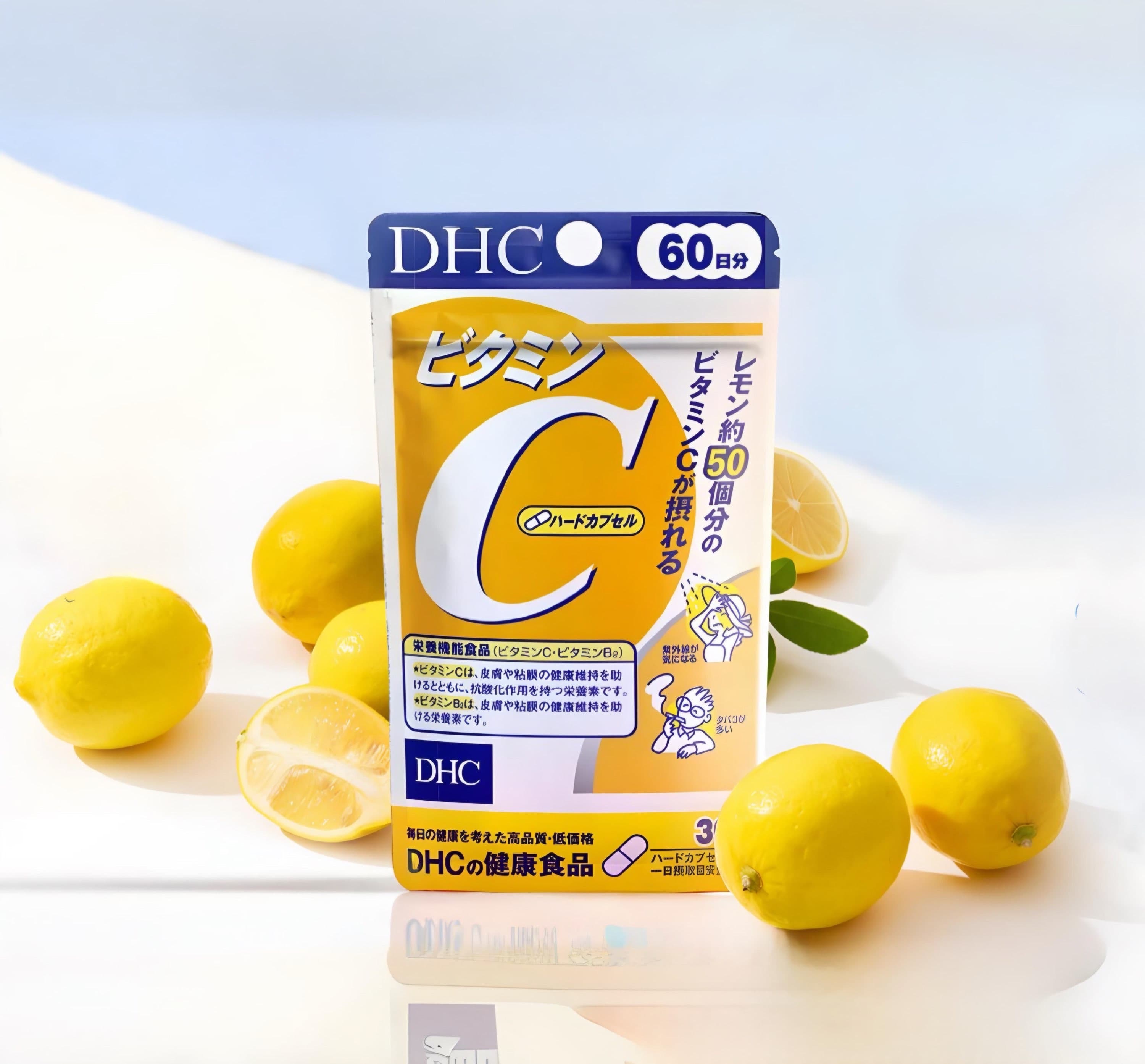 DHC Вітамін С Vitamin C 1000mg, B2 на 60/90днів