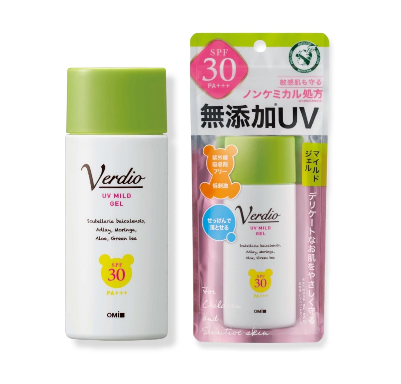 OMI Санскрін-Гель для дітей, д/чут. шкіри обличчя SPF30+ VERDIO UV MILD 80ml