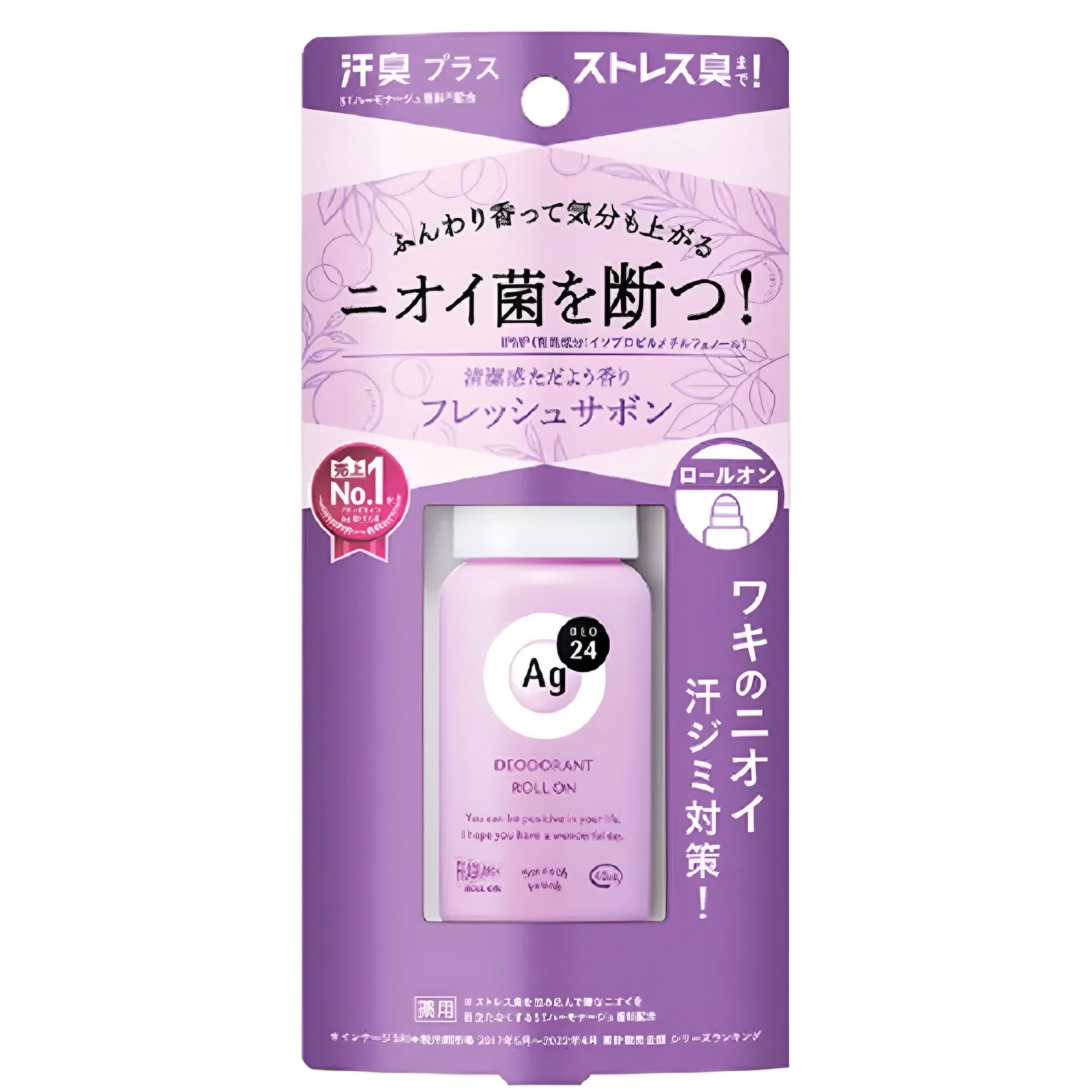 Shiseido Age Deo 24 роликовий дезодорант з іонами срібла Fresh Savon 40ml