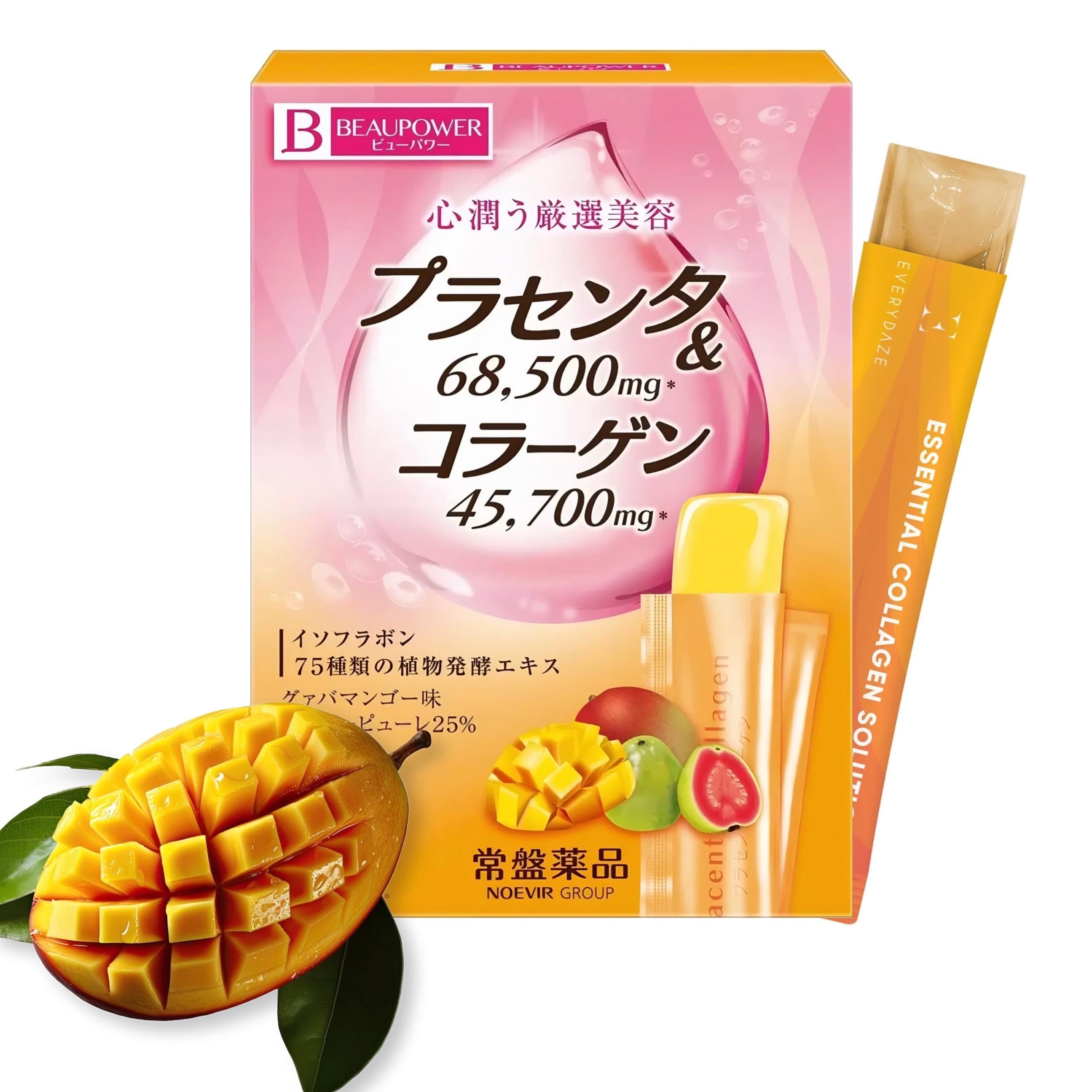 Колаген-Желе з Плацентою, Ізофлавонами з Манго Tokiwa Collagen 32 шт
