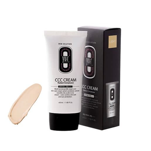 YU.R Коригуючий СС крем для обличчя YU.R CCC Cream SPF50+ 50ml, Light (світлий беж), фото 2
