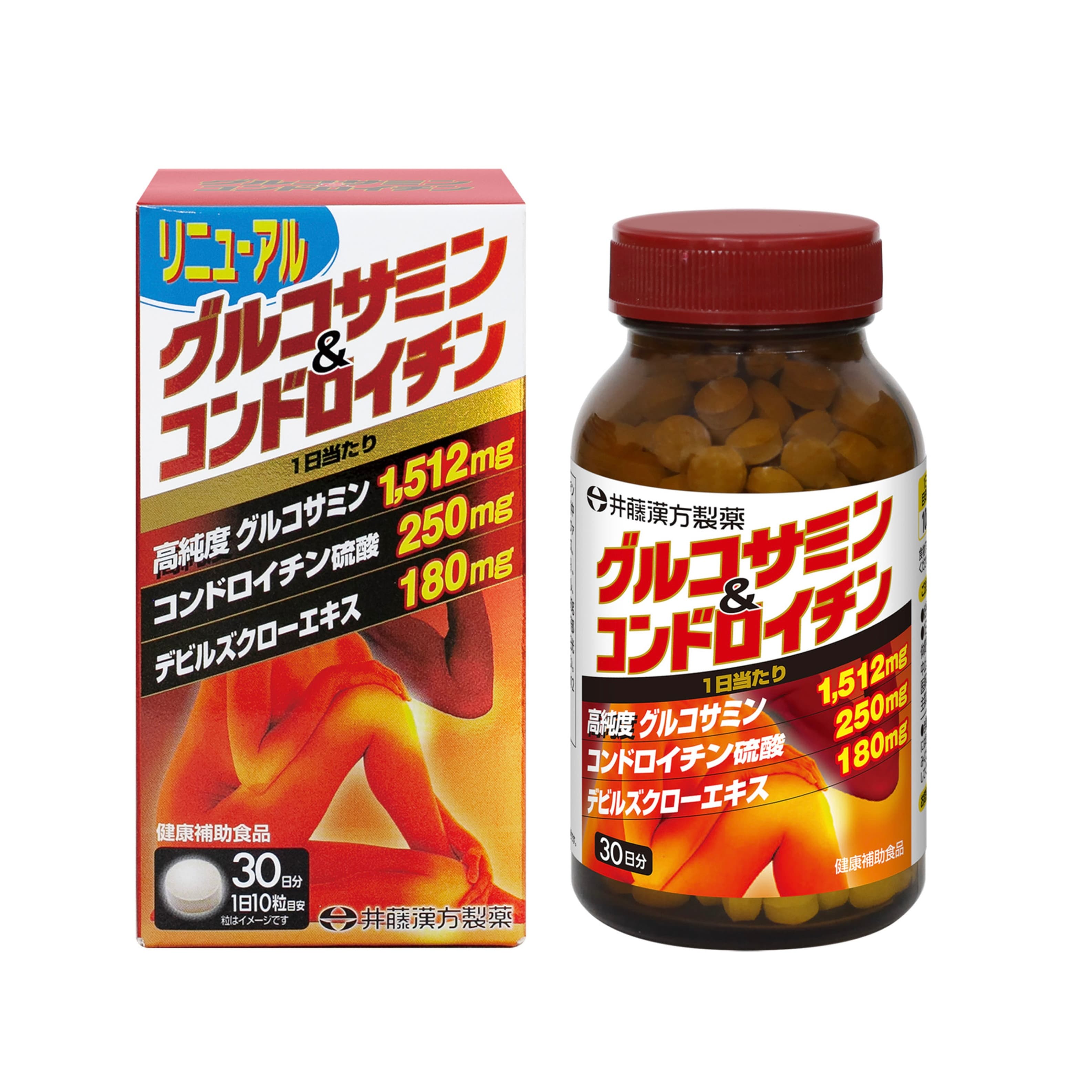 ITOH Комплекс для суглобів з екстр. «Кігтя диявола» Glucosamine&Chondroit 30 д